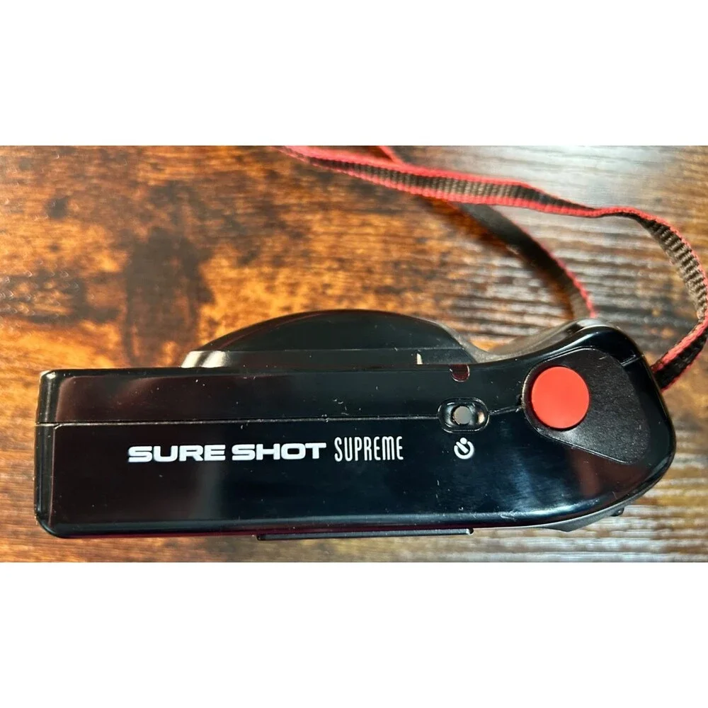 Vintage Canon Sure Shot Supreme 38mm 2.8 Lens Camera W/New Battery & Case
